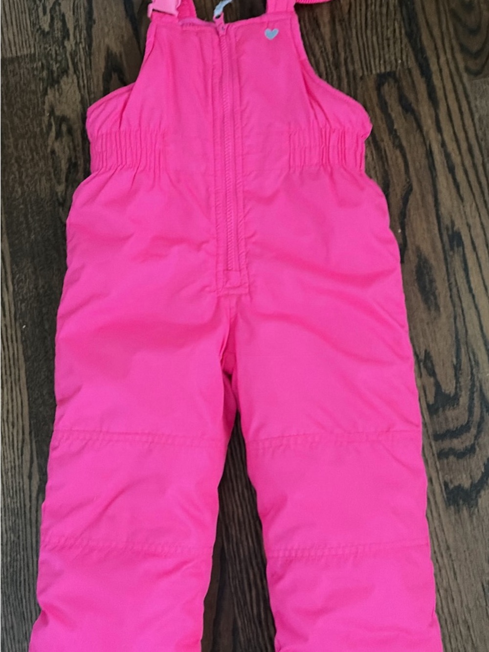 Kids Pink Snow Bib Overalls - carters 3T